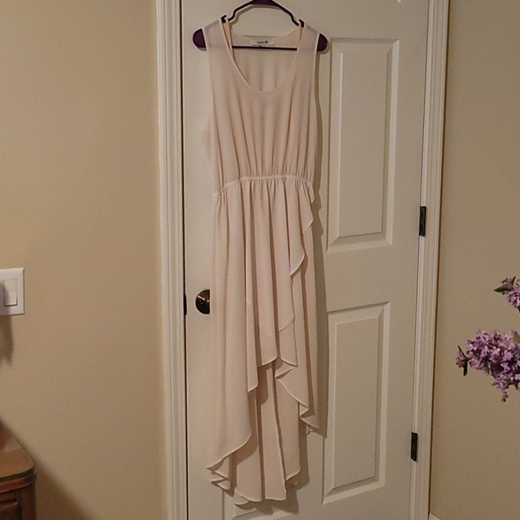Forever 21 cream dress. Size L - Picture 1 of 5